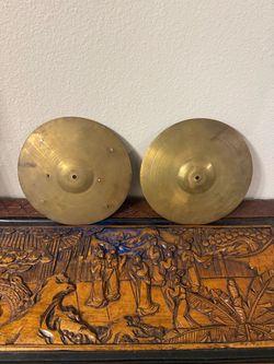 Super Rare 1950s-1960s Vintage Antique Kent Kenmore NY 12” Sizzle Hi Hats