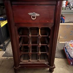 Cherry Wood Wine Rack