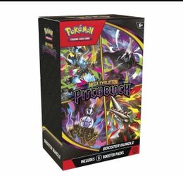 2026 Pokémon Mega Evolution Pitch Black Booster Bundle 6 Packs