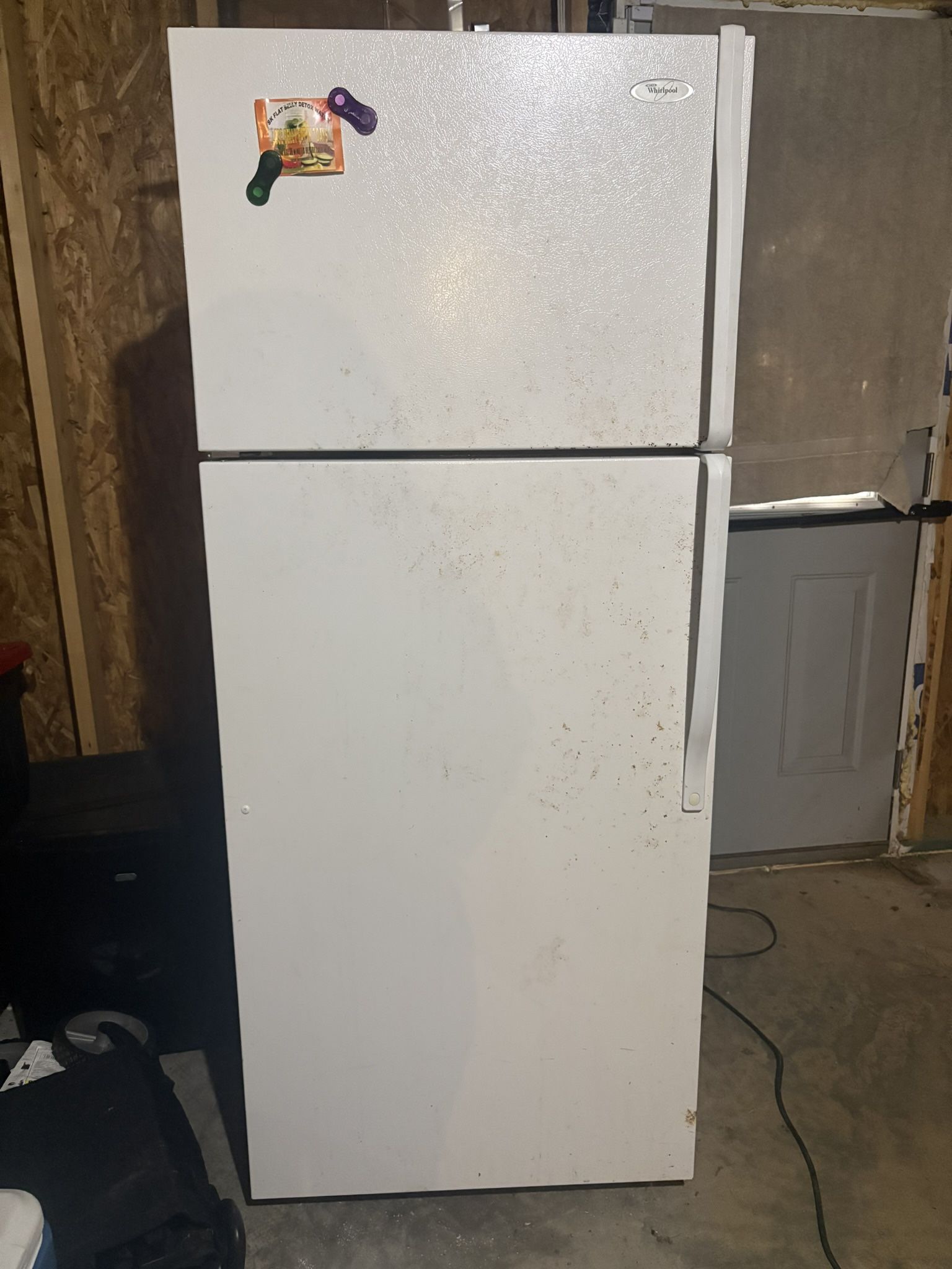 Whirlpool White Refrigerator (Used)