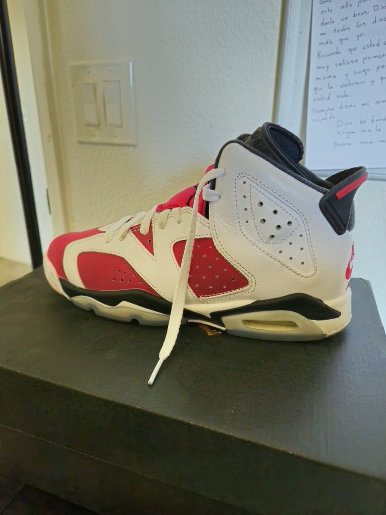 Air Jordan 6 Retro (GS) white camine black