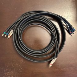Premium 5-RCA Component Video + Audio Cable