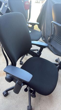 $350 each Black Ergonomic Office Chair with Armrests