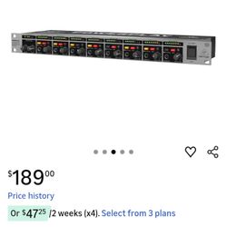 Behringer HA8000 V2 8-Channel High-Power Headphone Mixing 