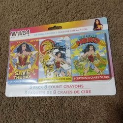 Wonder Woman Crayons 