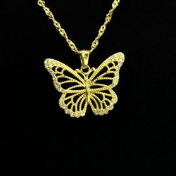 Butterfly Necklace 