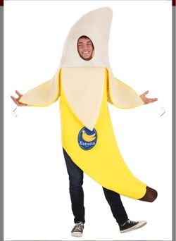 Adult Peeled Banana Costume size STANDARD