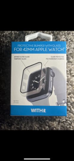 WITHIT fashion bumper with glass for 42MM Apple Watch