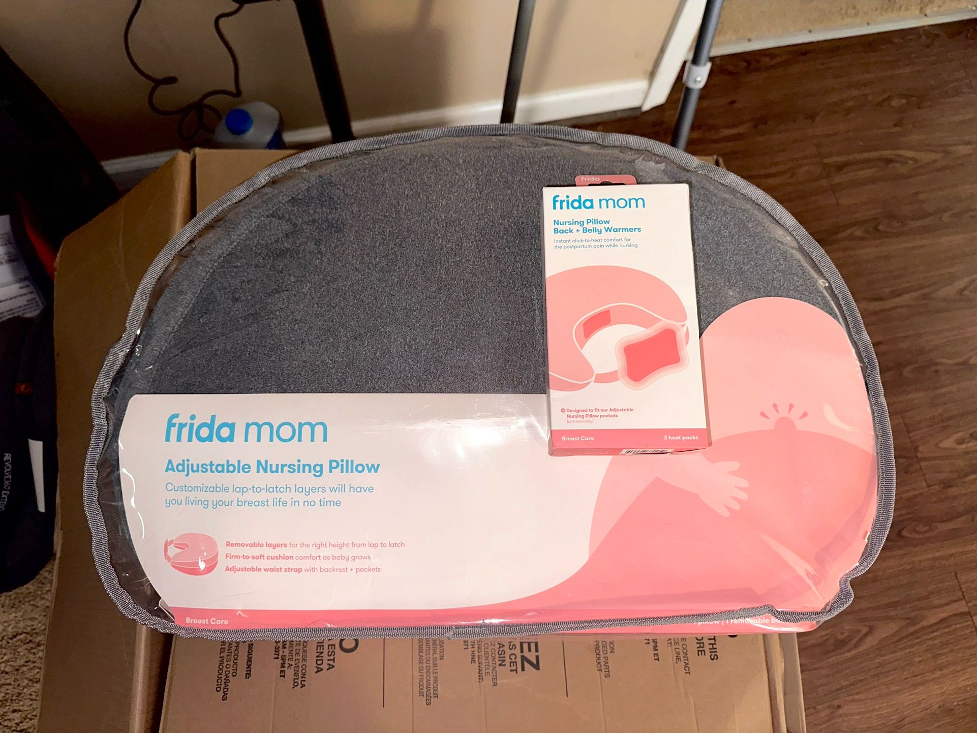Frida Mom nursing Pillow And Frida Mom Nursing Pillow Back+belly