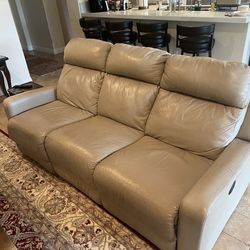 Leather Recliners sofa and love seat