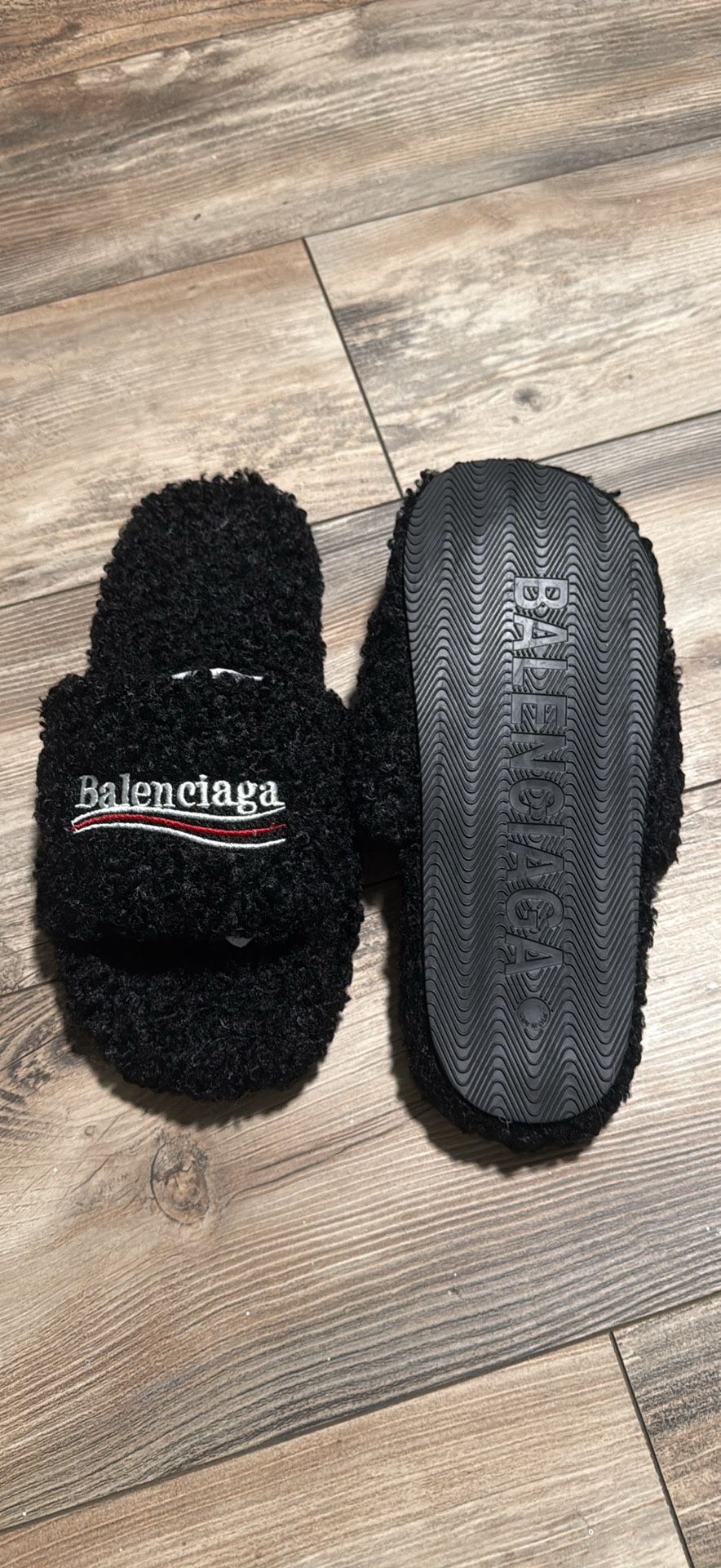 Balenciaga Black Slides