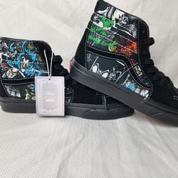 Vans X Disney Villians Black Size 7.5 M/ 9 W