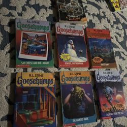 R.L Stine Goosebump Books