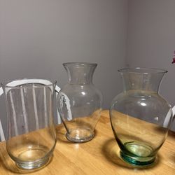 Clear Glass Vase