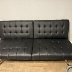Black Futon, Great Condition, Like New