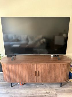 Mid Century Modern Wood TV Stand
