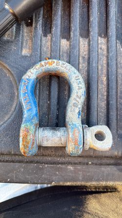 6-1/2 ton (6-1/2T) Working Load Limit (WLL) shackle