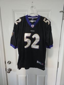 Ray Lewis Authentic Ravens Jersey Size 54