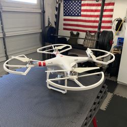 DJI Red Phantom drone 