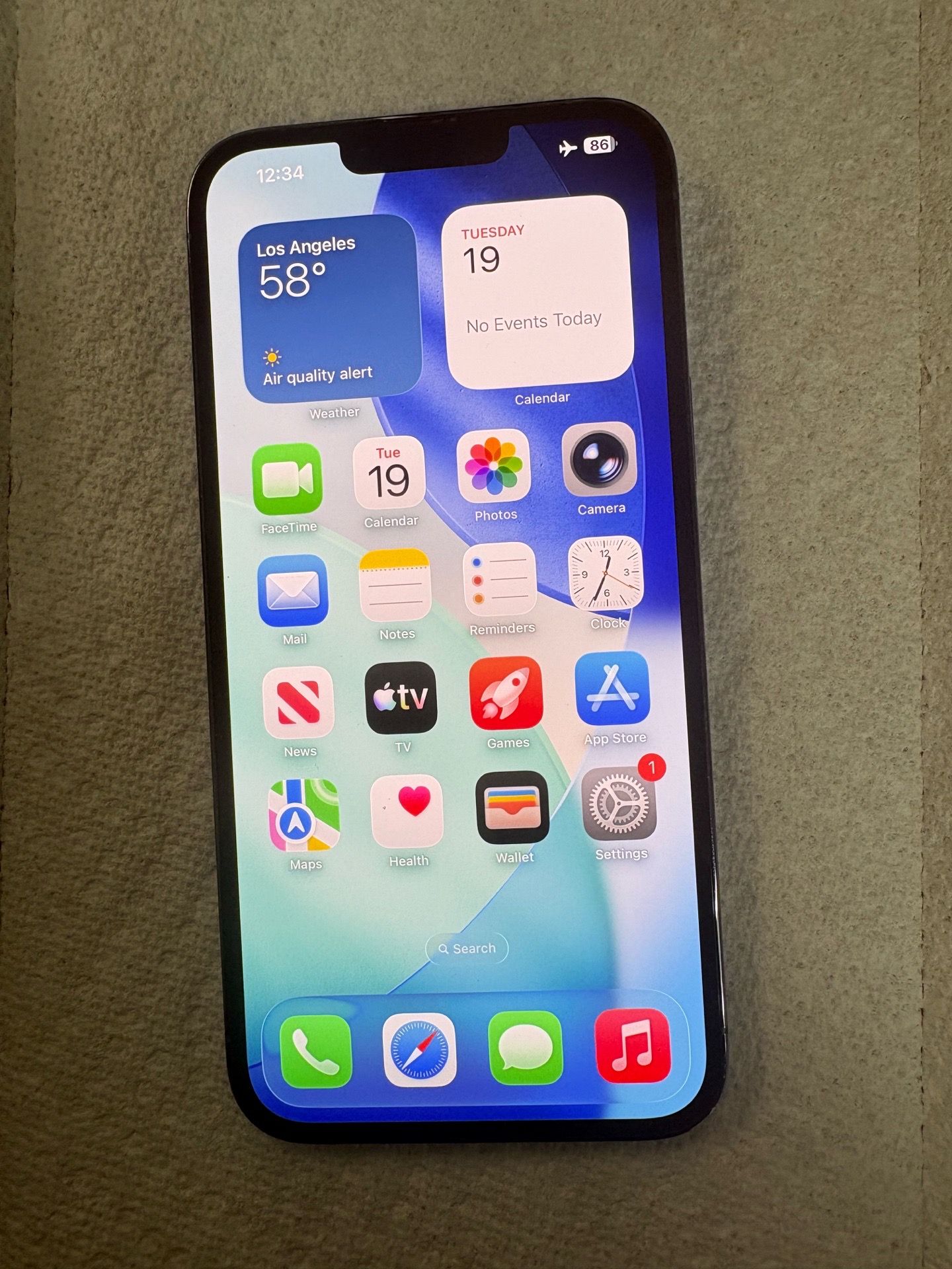 Factory Unlocked Apple Iphone 13 Pro Max 128Gb Blue clean and perfect condition ๐ถ