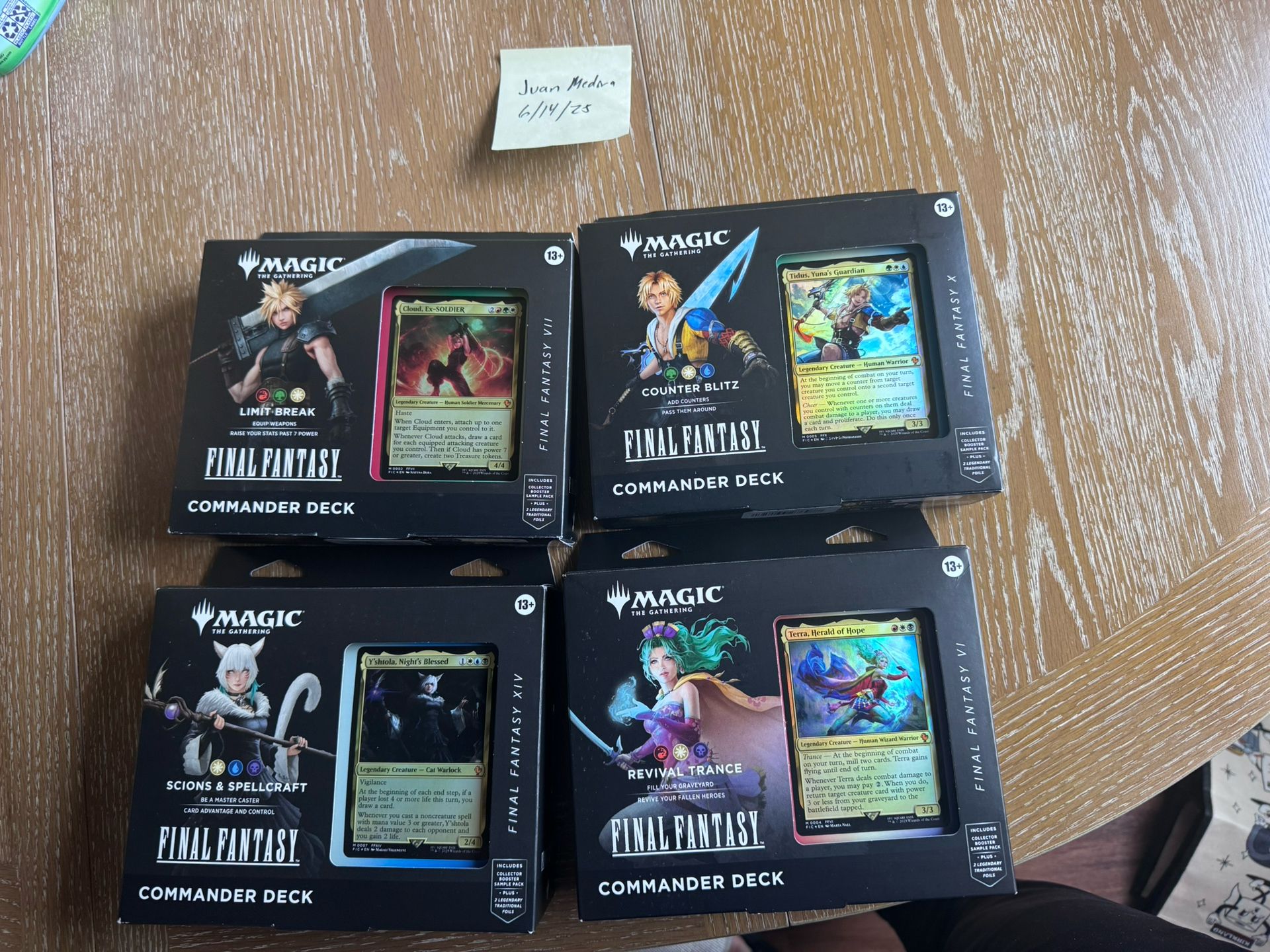Final Fantasy Commander Decks