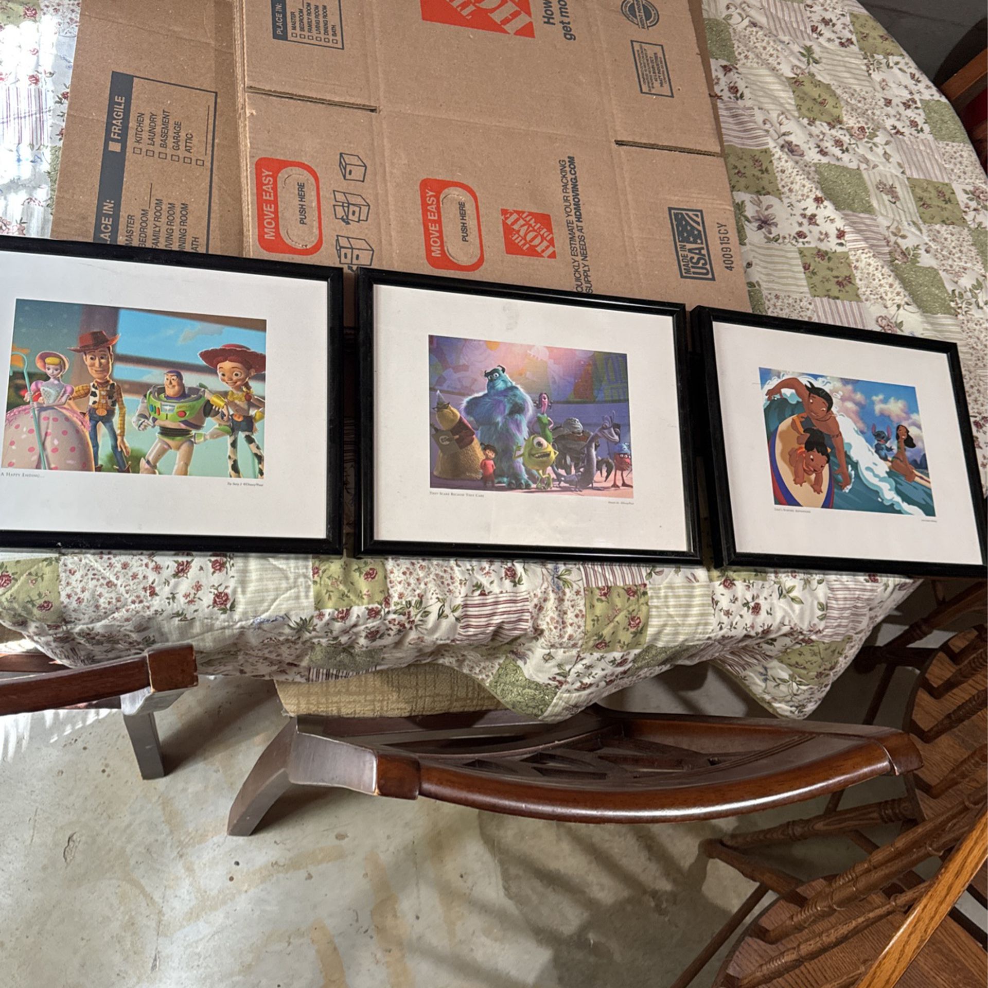 Disney Collectible Framed Posters 