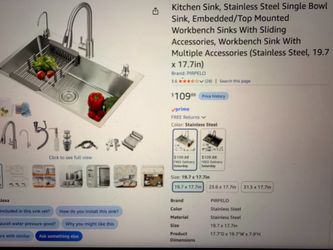 Brand new stainless steel kitchen skin with accessories