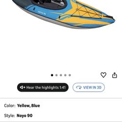 Aquaglide Noyo 90 Inflatable Kayak