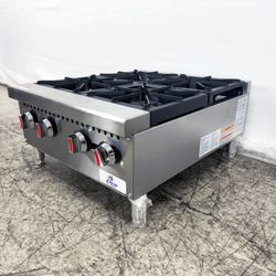 NSF 24 ins four burner hotplate HWS-4