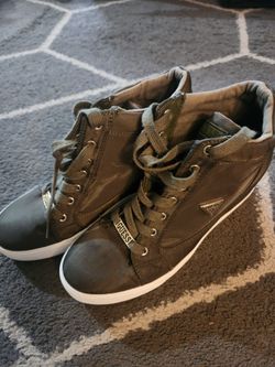 Guess High Top Wedge sneaker size 10