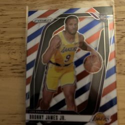 2024 Prizm Red White Blue Bonny James Rc 