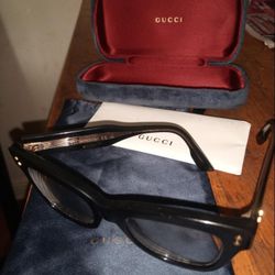 Gucci Eyeglasses With Case, Silk Pouch And Certificate Of Authenticity Included