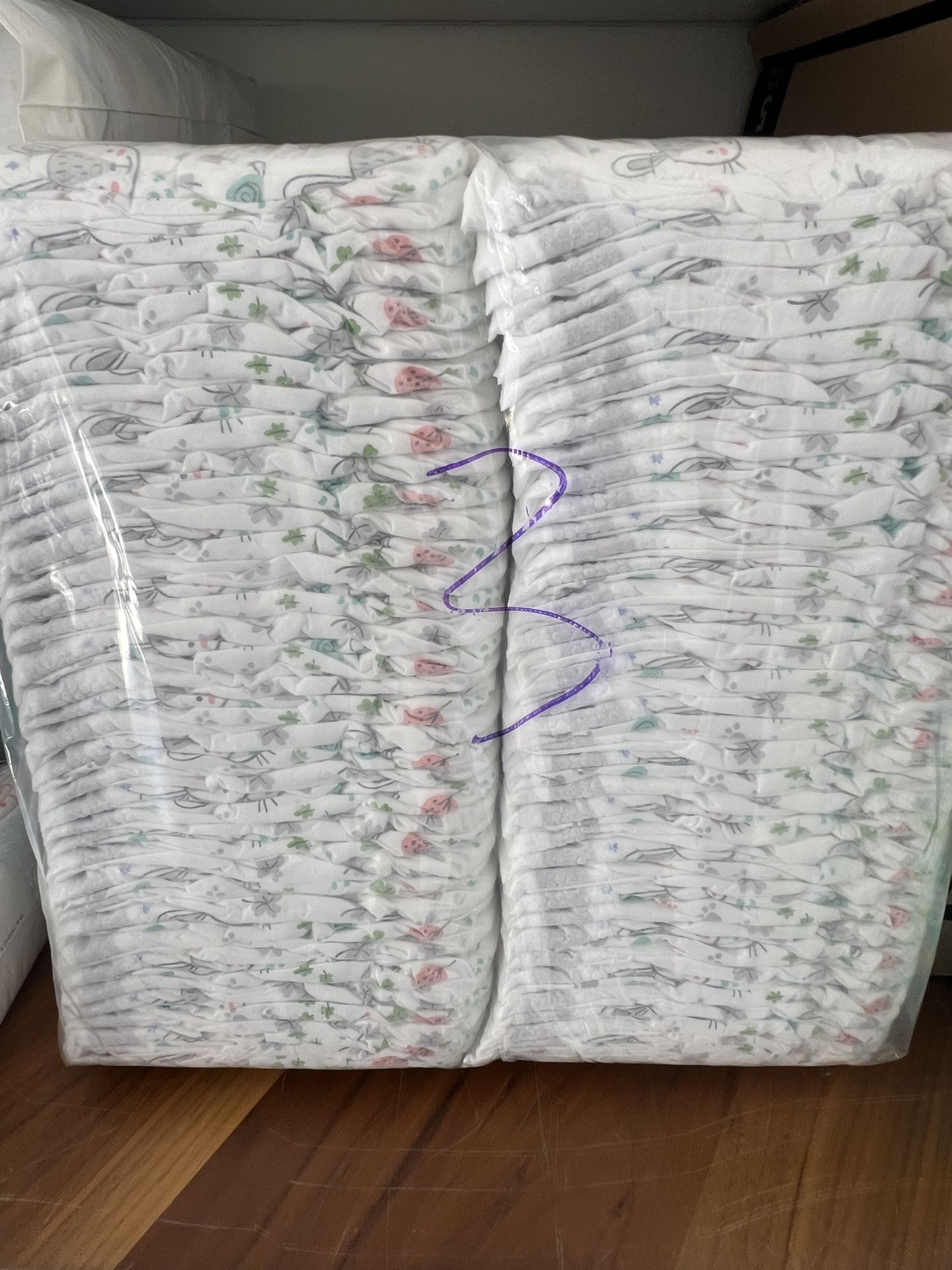 Huggies Size 3 Diapers 56 Pieces Open Box But Not Open pack