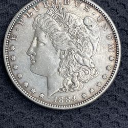 1884 S Morgan Dollar 