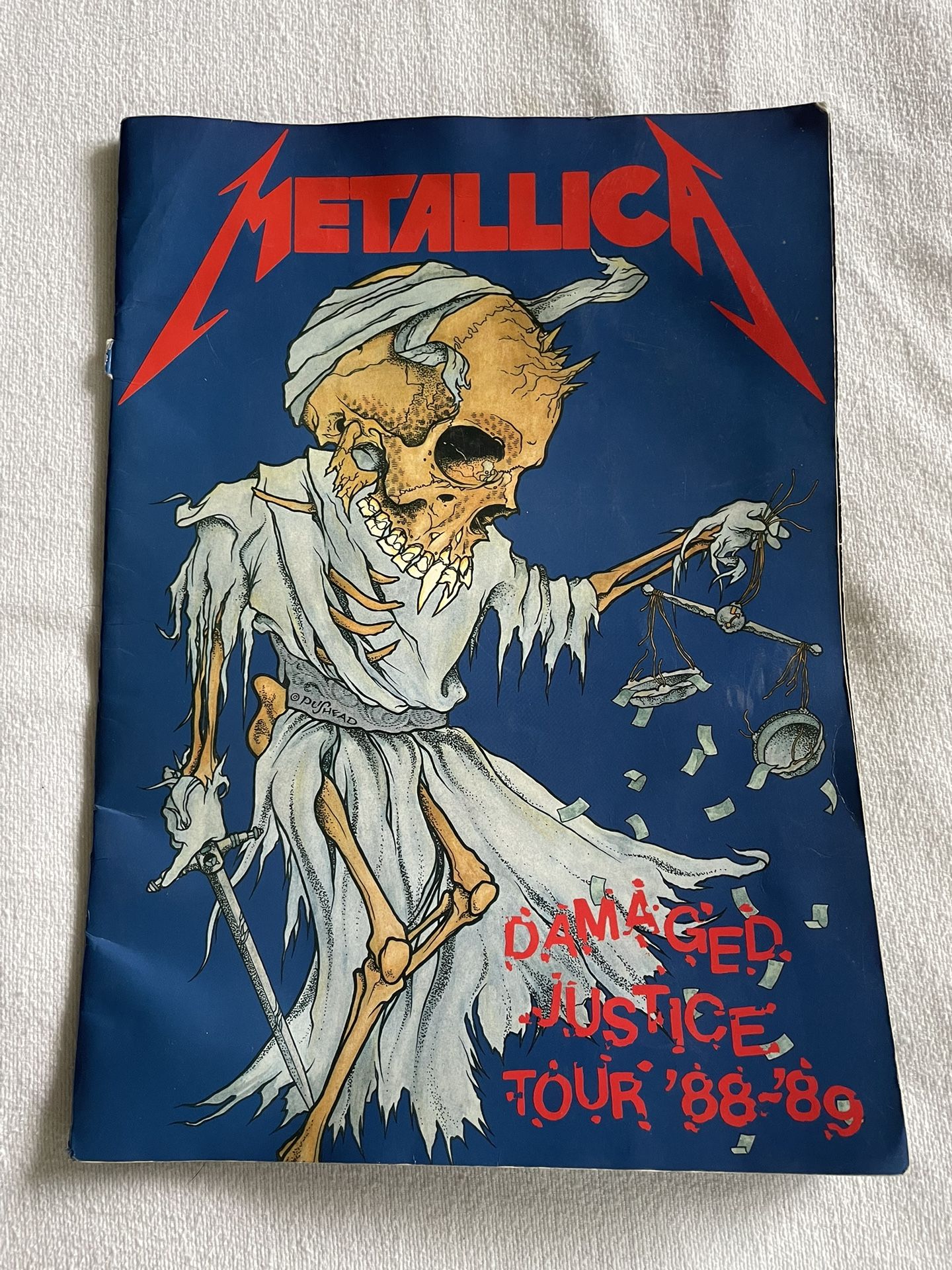 METALLICA- Damaged Justice Tour Program (1(contact info removed))