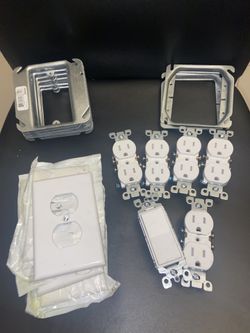 Assorted Outlet Wall Plates, etc.