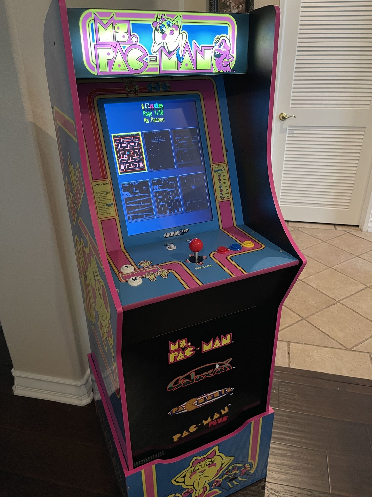 Arcade1up Ms. Pac Man Pro Arcade Mod - All The Best Classics