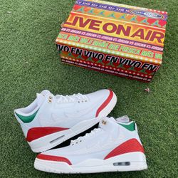 Jordan 3 Retro “El Vuelo Summit White” (M)