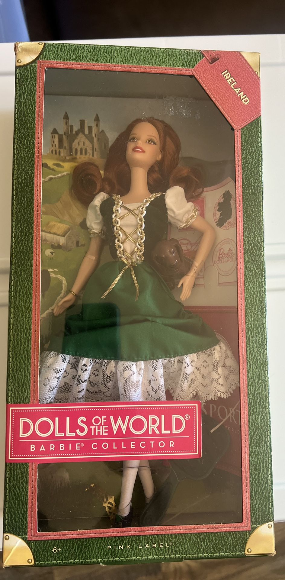 Barbie Passport Dolls of The World Ireland Doll 2011 Mattel W3440 New In Box