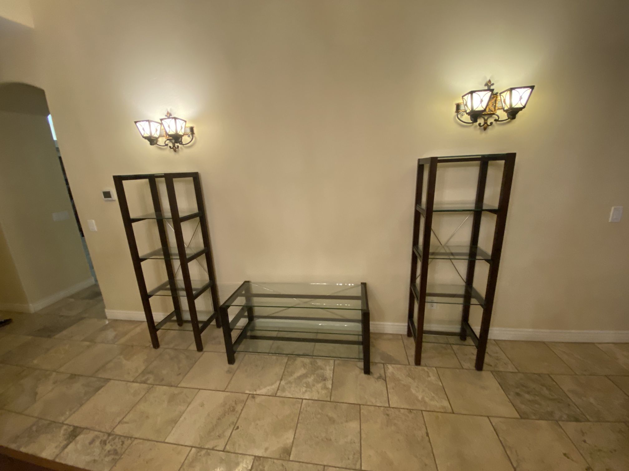 3 Glass Shelves