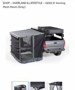 GEN2 8′ AWNING MESH ROOM (GRAY)