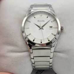 Bulova Men’s Stainless Steel Dress Watch ⌚