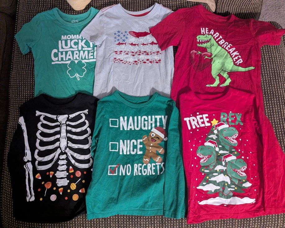 Boys Holiday Shirts Bundle 3T