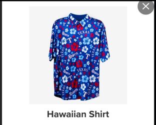 Texas Rangers Hawaiian shirt aize medium or xl
