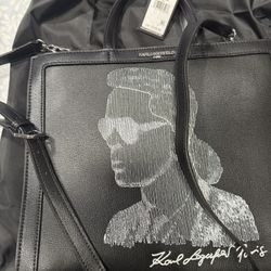 Karl Lagerfeld black Tote