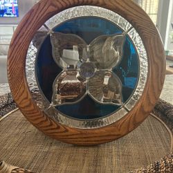Beautiful stained glass wall hanging