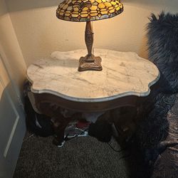 Marble End Table