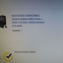 gaming computer and monitor 