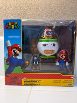Super Mario and Bowser Jr. Action Figure