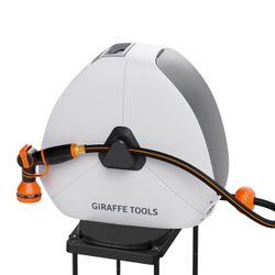 Giraffe Tools Retractable Heavy Duty Hose Reel,1/2" X 100FT Auto Rewind